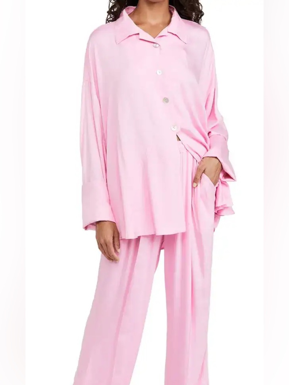 SLEEPER pink pajama style set
